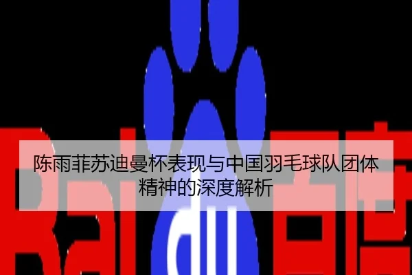 陈雨菲苏迪曼杯表现与中国羽毛球队团体精神的深度解析